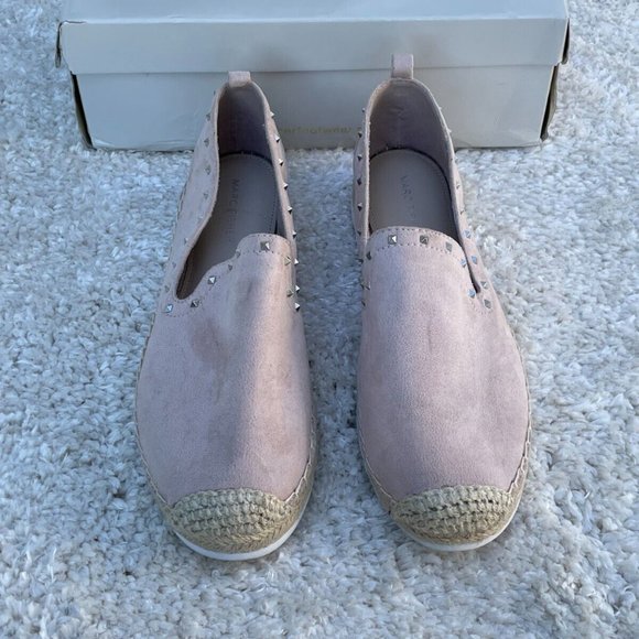 Marc Fisher Women shoes sandals Light pink Suede fabric Slip On Size US 9.5 - Picture 4 of 11